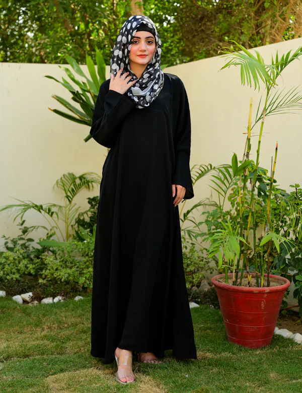 Plain Black Abaya