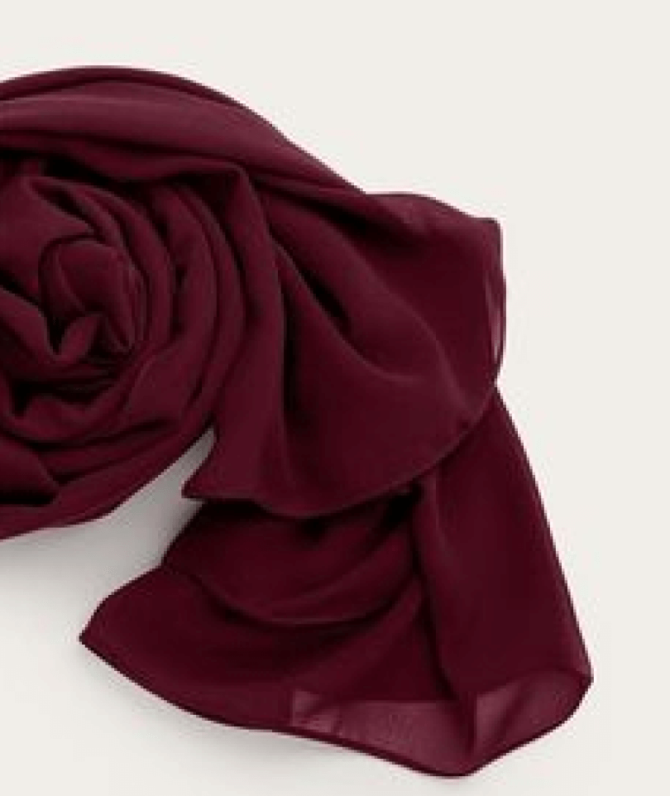 Georgette Hijab – Red