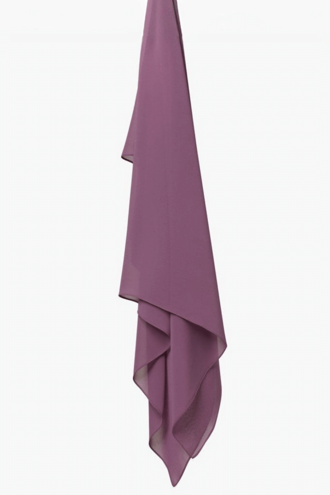 Georgette Hijab - Purple