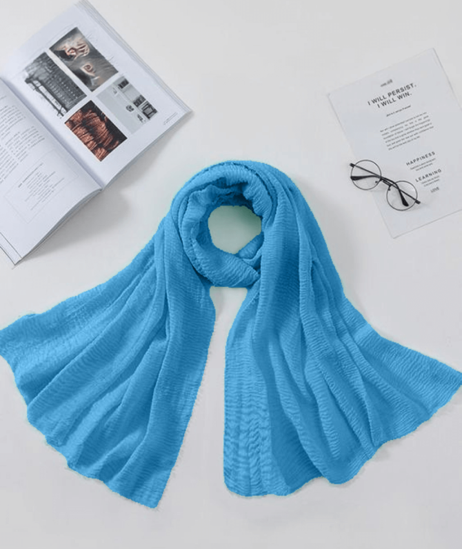 Lawn Hijab – Blue