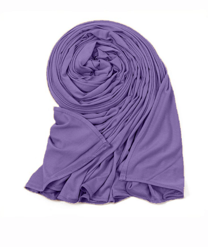 Jersey Hijab – Purple