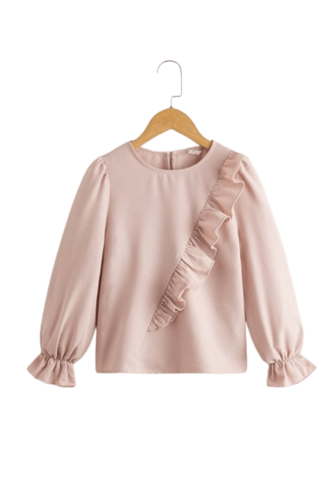 Crepe Monochromatic Top - Skin