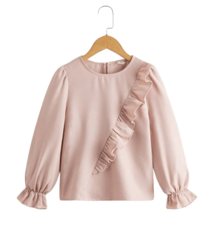Crepe Monochromatic Top – Skin