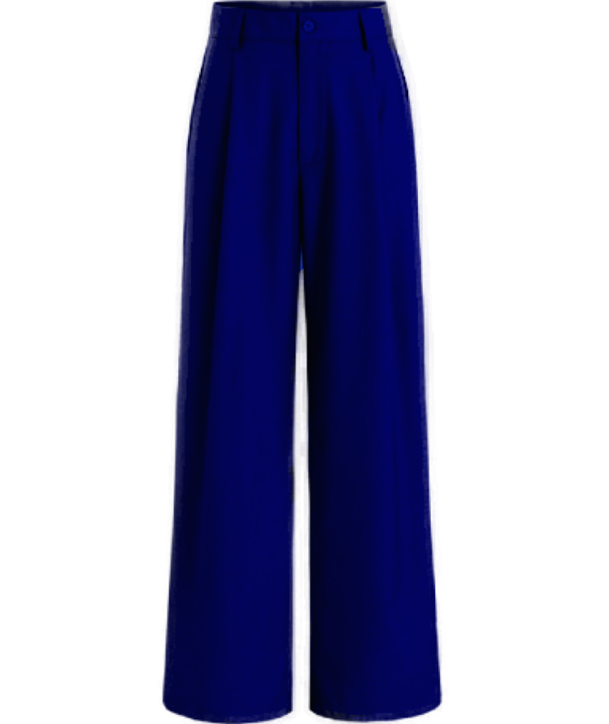 Monochrome High-Waist Bottom – Blue