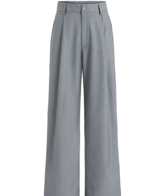 Monochrome High-Waist Bottom – Grey