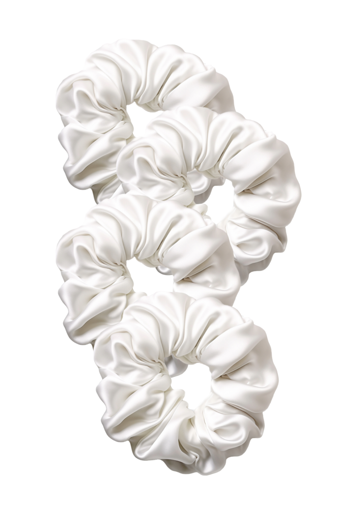 Hijab Scrunchies- White