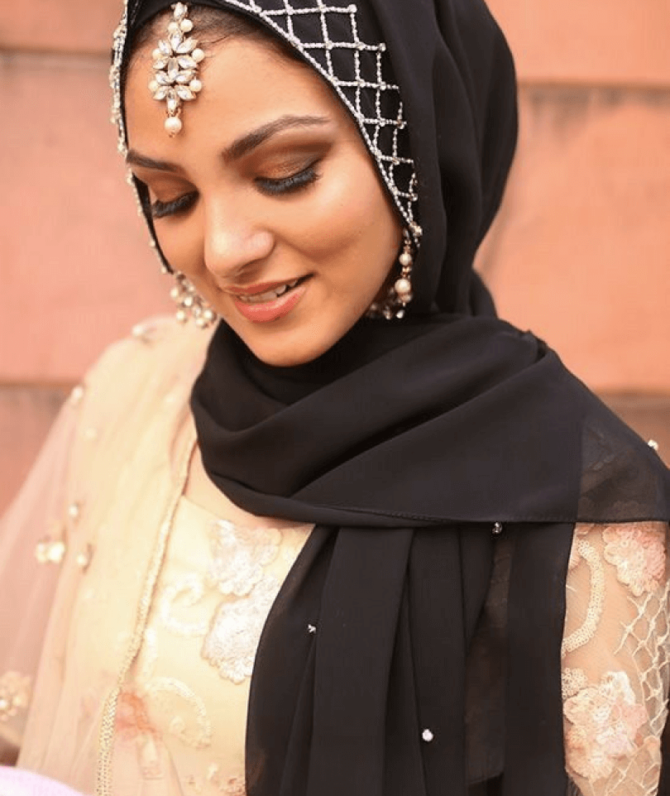 Festive Hijab – Black
